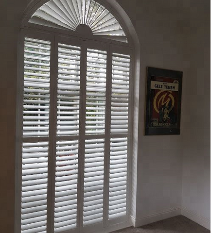 Beautiful Wood Shutters for French Door on China WDMA