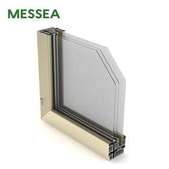 Best Grey Metal Aluminum Casement Windows MLN118 on China WDMA