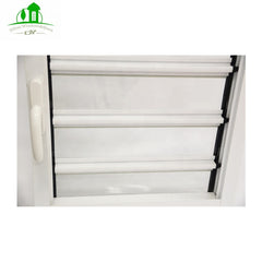 Blind Inside Double Glass Aluminium Casement Window With Louver on China WDMA