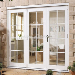 CHINA WHITE 8 PANE EXTERIOR FRENCH WOOD DOORS WITH SIDE FRAME RIGHT, FULLY DECORATED on China WDMA