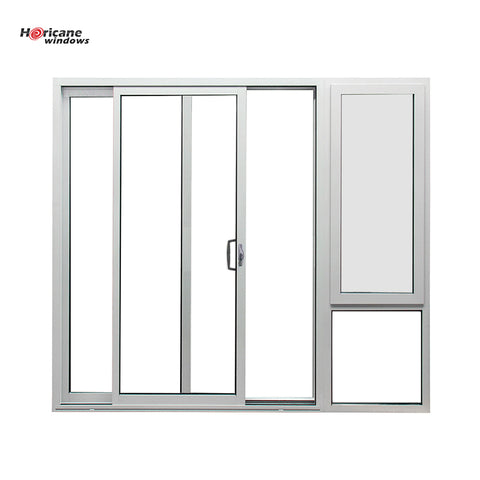 CSA NFRC AS 2047 standard buy online white double aluminium sliding glass doors with windows on China WDMA
