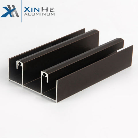 Cheap Normal Powder Coating Building Material Extruded Facade 4 Track Aluminum Sliding Window Profile for Chile and Bolivia on China WDMA
