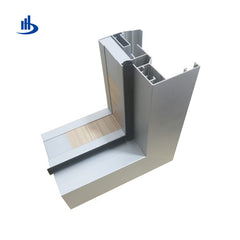 Cheap Price Classic Grey/ Silver/ wooden Color Aluminum extrusion Profile Sliding Window Frame for Glass use on China WDMA