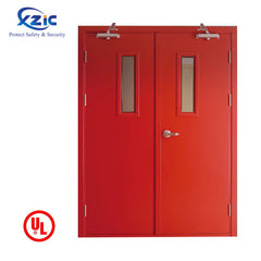 China factory UL 30 60 90 120 mins optional fire rated double doors resistant door frames details firewall door on China WDMA