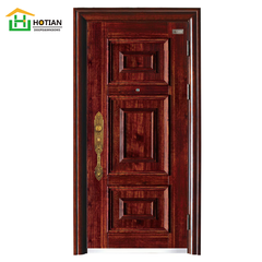 China manufacturer professional anti-theft steel security door exterior front doors turkish fire-proof safety design on China WDMA