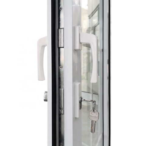Chinese factory wanjia hot sale bathroom pvc door vinyl screen doors upvc wood color and window with price on China WDMA