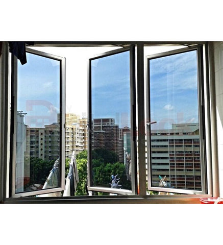 Chinese supplier huge latest window design aluminum casement double glazed energy saving window on China WDMA