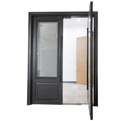 Classical door aluminium shop front door on China WDMA