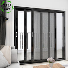 Clearview Furnishing three triple track aluminium entry sliding door on China WDMA