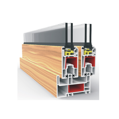 Cold extrusion 92 sliding systemg fixed frame hot sale UPVC on China WDMA