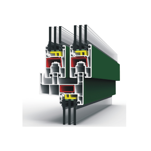 Cold extrusion 92 sliding systemg fixed frame hot sale UPVC on China WDMA