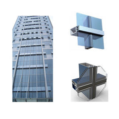 Commercial Building Fabrication and Engineering Low-E Glass Aluminum Frame Glass Curtain Wall on China WDMA