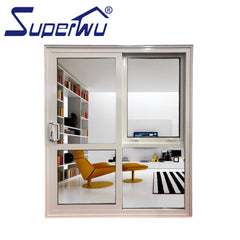 Competitive price aluminum glass panel interior magnetic metal sliding door on China WDMA