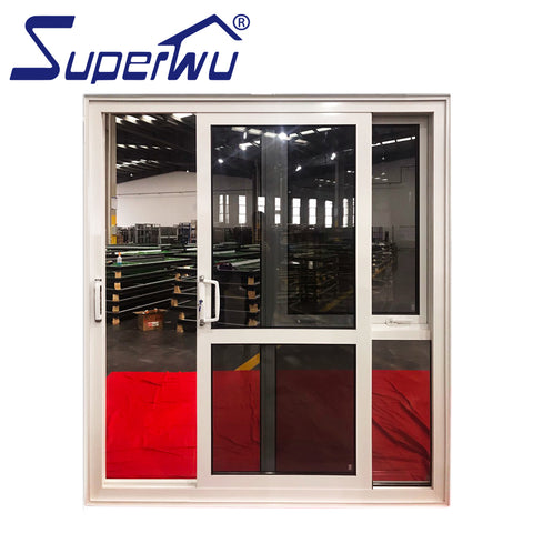 Competitive price aluminum glass panel interior magnetic metal sliding door on China WDMA