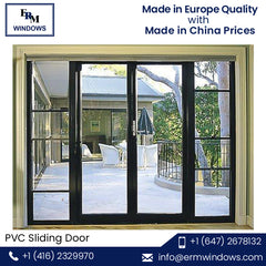 Cost Effective Double and Triple Glazed Thickness Sound Proof PVC Sliding Glass Doors on China WDMA