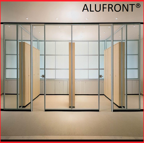 Cost-effective Aluminium Framed Glass Office Partition Walls on China WDMA