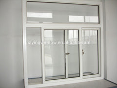 Cost-effective pvc window clear single tempered glass sliding window on China WDMA