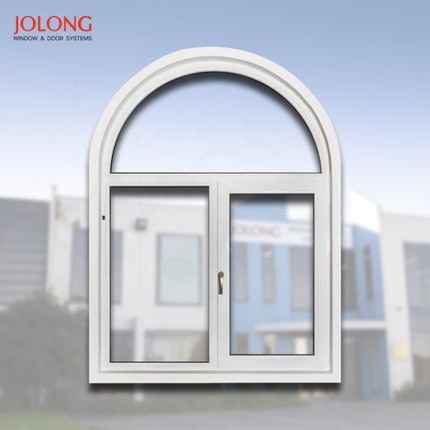 Curved window design special customised Casement Tilt and Turn residential architectural double GLASS TEMPERED on China WDMA