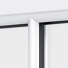 Custom energy efficient aluminum thermal frame single hung windows,storm house windows