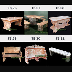 Customize Design Sculpture Stone Garden Decorative Park Hand Carve Statue Carrara White Marble Outdoor Bench on China WDMA