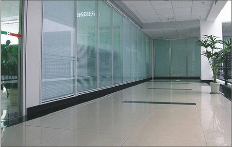 Customized high quality Venetian glass Double Glazed Venetian Partition Blinds on China WDMA