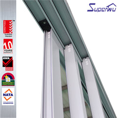 Customized high quality aluminum sliding glass door for house or business on China WDMA