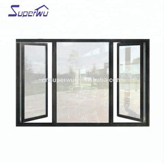 DADE/AS2047/NFRC Picture office safe glass hurricane impact aluminum windows and doors on China WDMA
