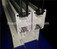 Direct factory price waterproof double glass two three tracks upvc sliding windows doors on China WDMA