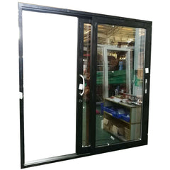 Double Glazing Glass Wood Grain Balcony Aluminum Lift Sliding Door on China WDMA