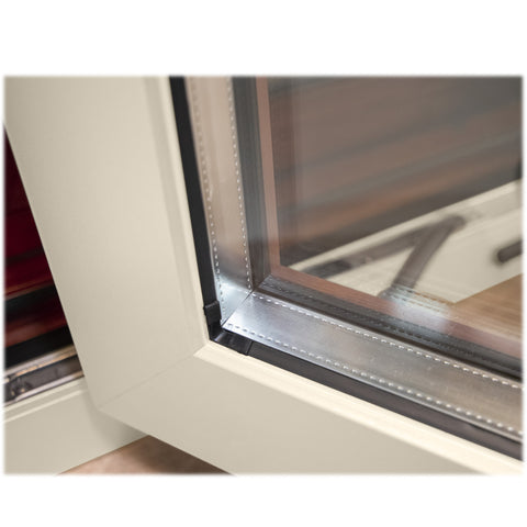 EEHE Thermal Break Profile Heat Insulation Tempered Glass Security Aluminum Window Price on China WDMA