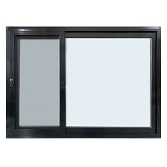 Easy To Operate Heat Sound Insulation Aluminum Windows And Doors Sliding Double Glass Window For House on China WDMA