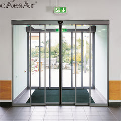 Easy to install and miantain tempered glass telescopic sliding door on China WDMA