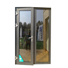 Europe style aluminum exterior french glass door on China WDMA