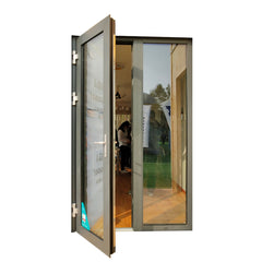 Europe style aluminum exterior french glass door on China WDMA