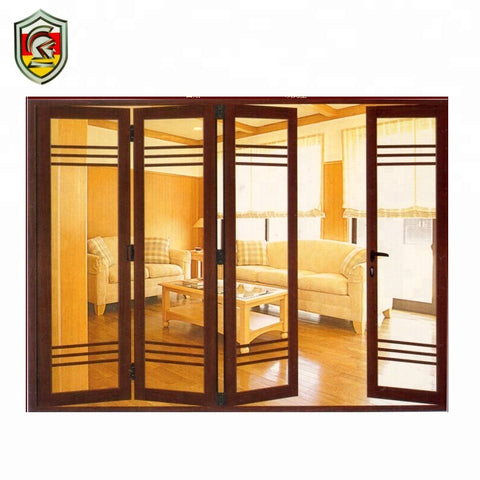 European modern house design soundproof tempered glazed folding doors and windows on China WDMA