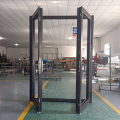 Exterior aluminum casement door french door on China WDMA