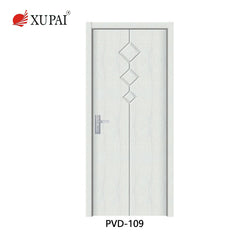 Factory Direct Sale pvc door manufacturers white upvc french doors white upvc door on China WDMA