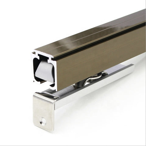 Factory High quality Sliding door track / hanging sliding door rail for cabinet on China WDMA