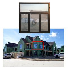 Factory direct selling aluminum tilt sash inward open windows tilt and turn hinge window on China WDMA