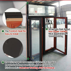 Factory direct selling windows that open outward window swings out locks for crank on China WDMA
