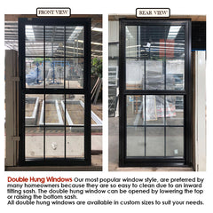 Factory outlet what's the difference between single hung and double windows vertical sliding mechanism window track on China WDMA