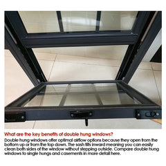 Factory price wholesale why is aluminium used for window frames can be where to buy double hung windows on China WDMA