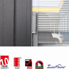 Fancy bi fold patio doors aluminum folding patio doors exterior on China WDMA