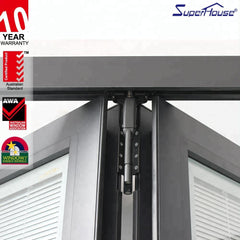 Fancy bi fold patio doors aluminum folding patio doors exterior on China WDMA