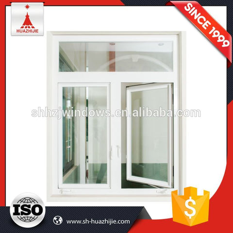 Fast delivery cost price white frame top hung casement window on China WDMA