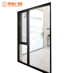 Fluorocarbon finished aluminium narrow frame casement flyscreen window on China WDMA