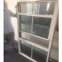 Gaoming factory price aluminum lift up slide vertical window with fixed window on China WDMA