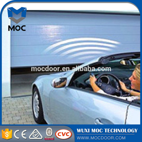 Glass garage door plastic overhead sectional door motorized on China WDMA