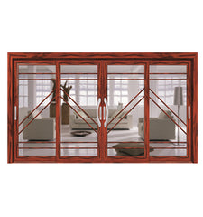 Glass soundproof interior french sliding doors aluminium aluminum glass sliding door on China WDMA