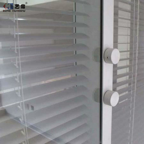 Good quality office curtains and blinds with the double glazing glass Double glazed shutter windows blinds between glass on China WDMA